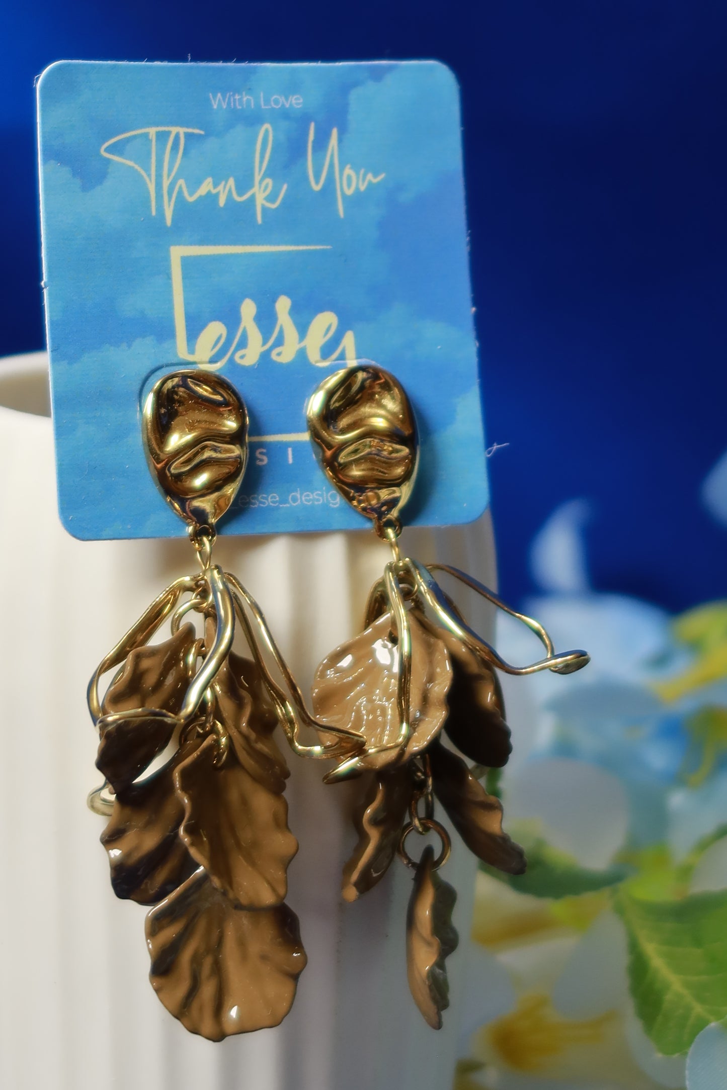 Orecchini Foglie Piccole