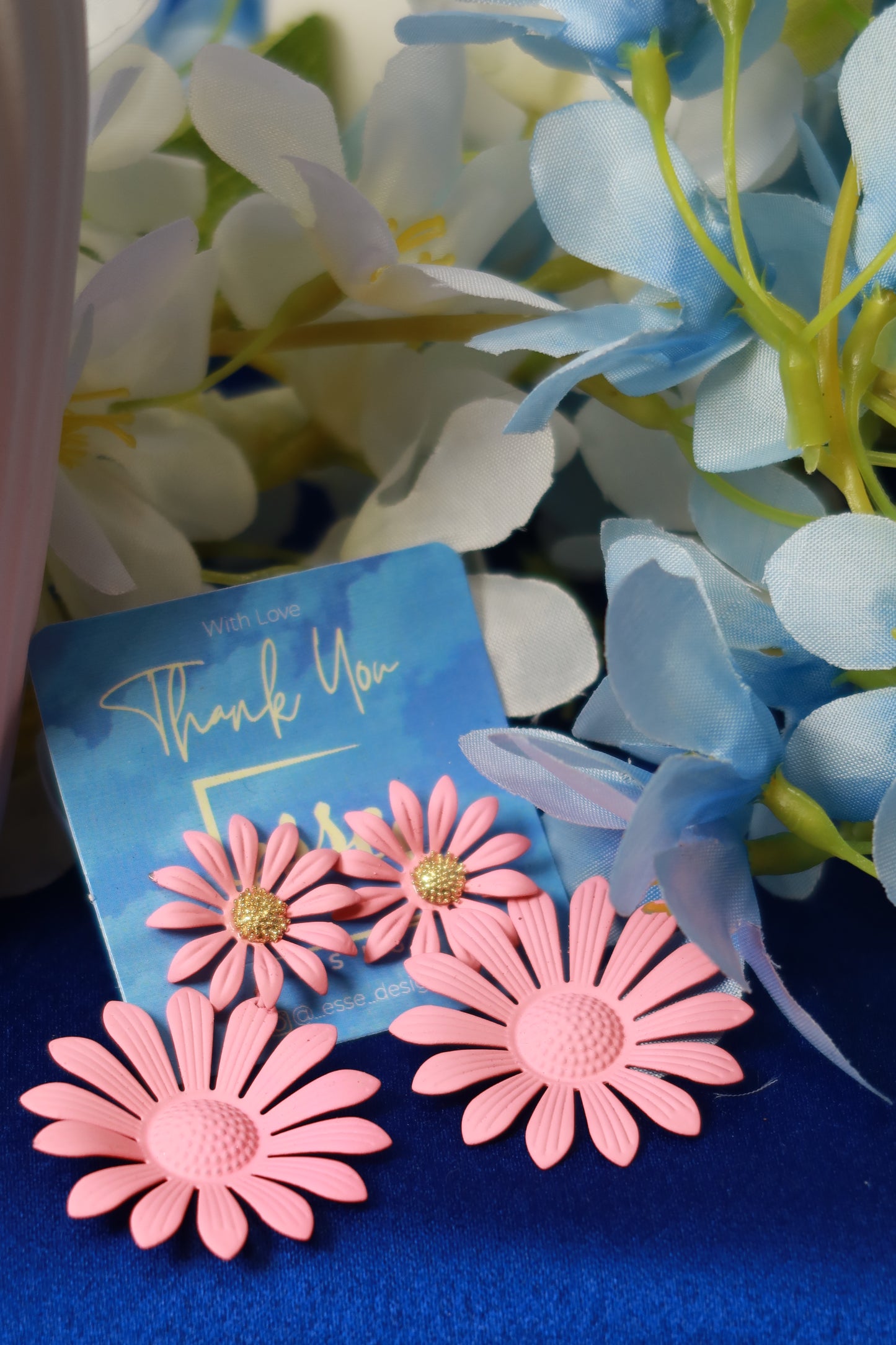 Orecchini Fiore Rosa