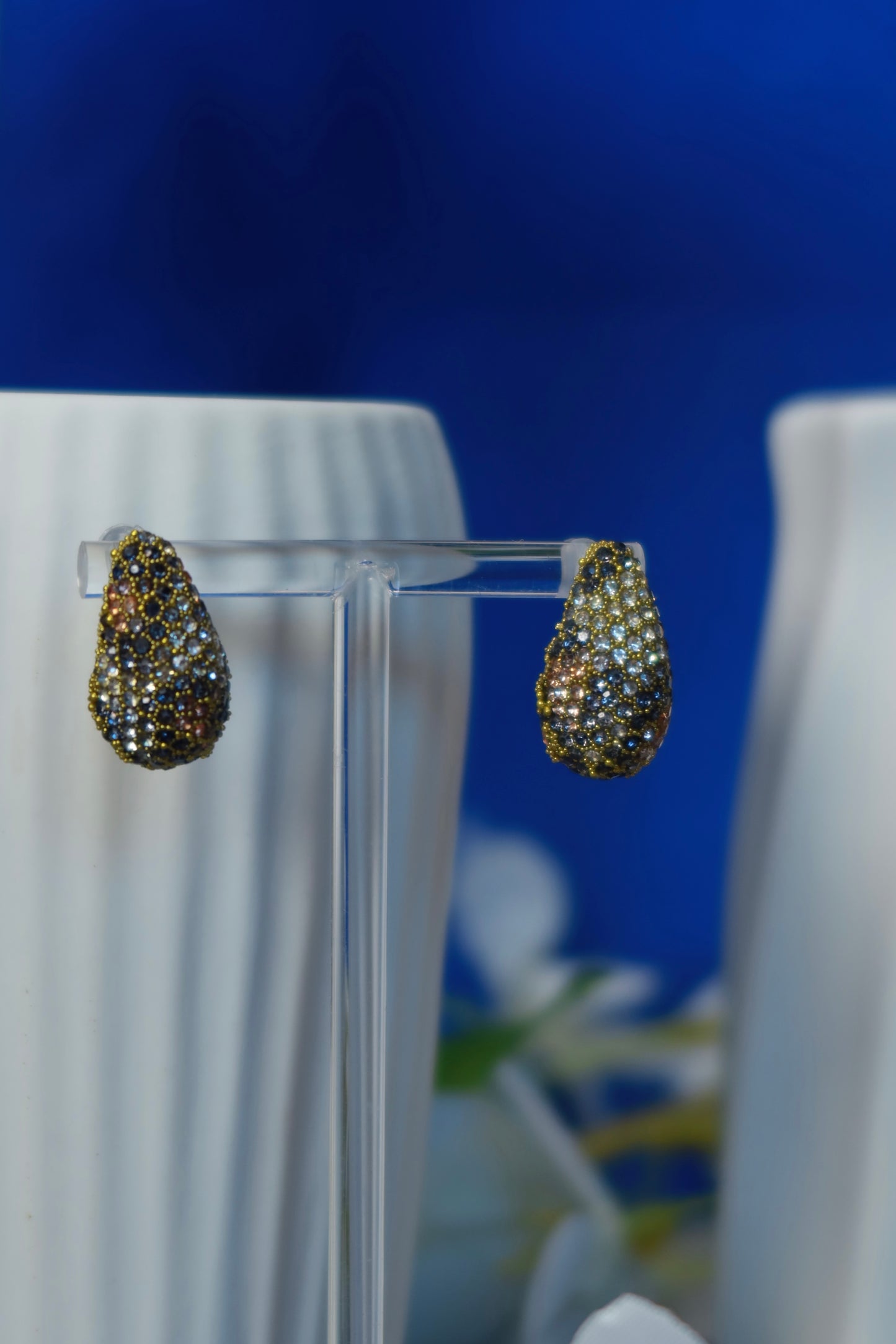 Orecchini Goccia Leopardata