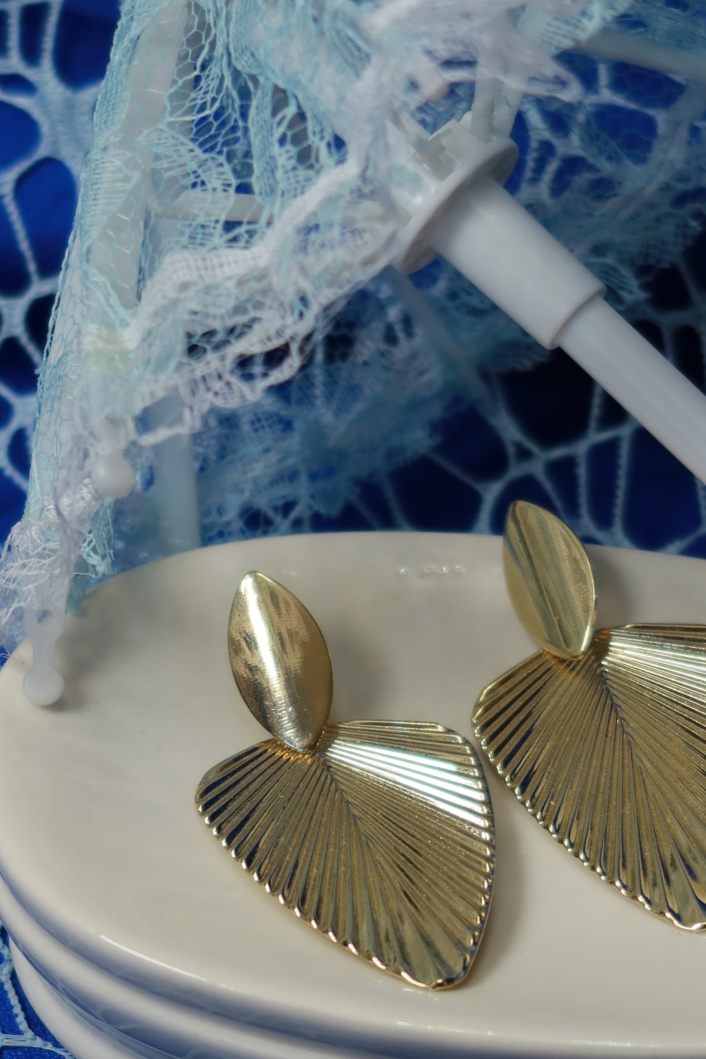 Orecchini Foglia Oro