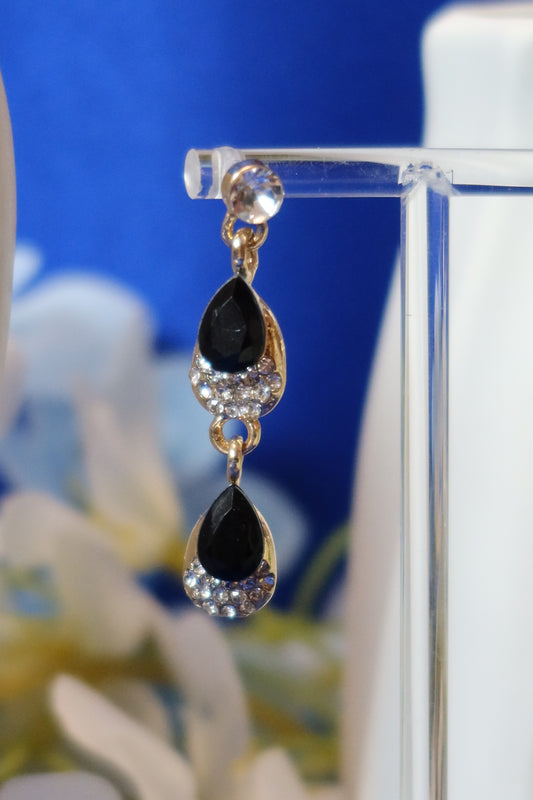 Orecchini a Goccia Neri