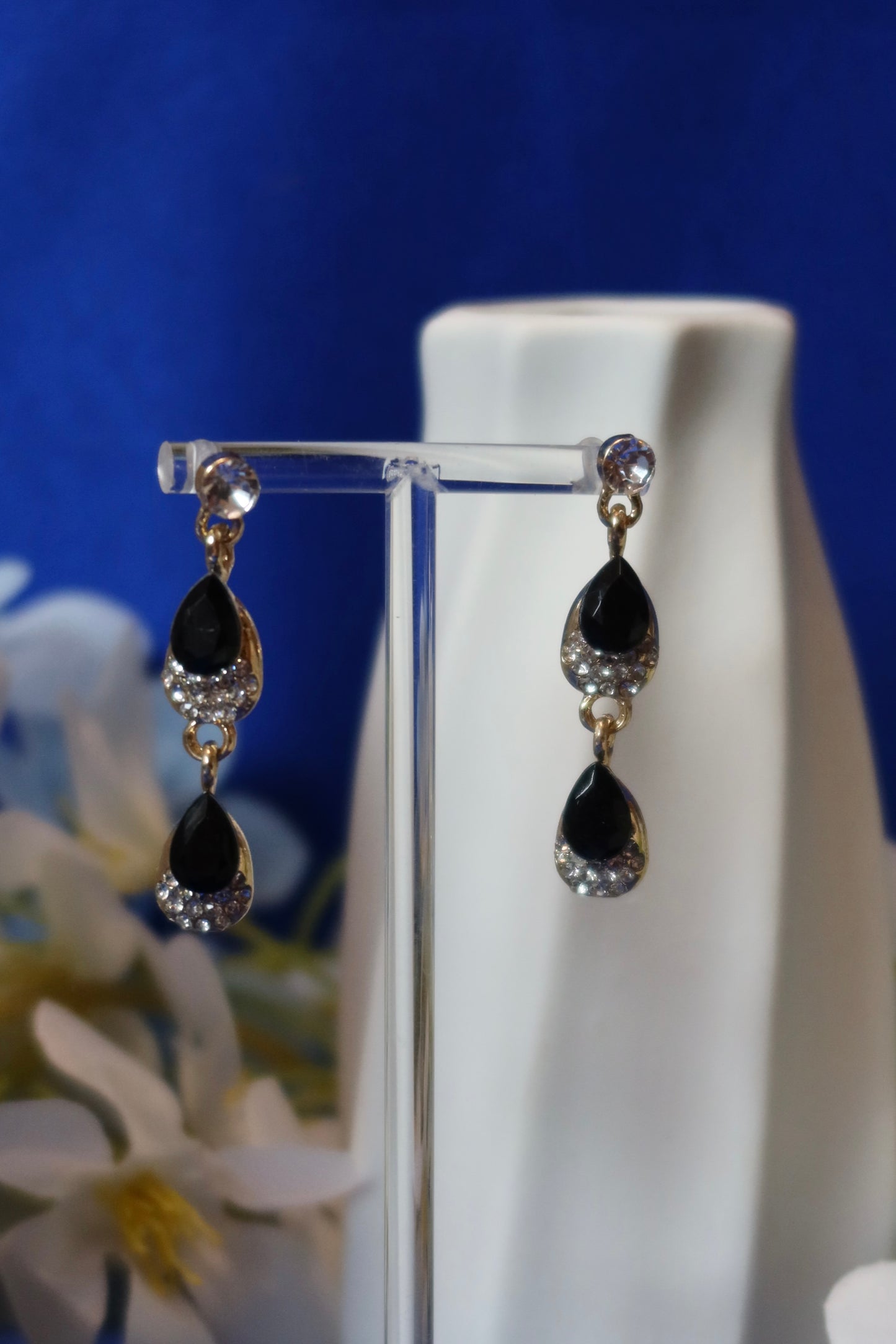 Orecchini a Goccia Neri