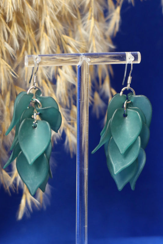 Orecchini Foglie Verdi