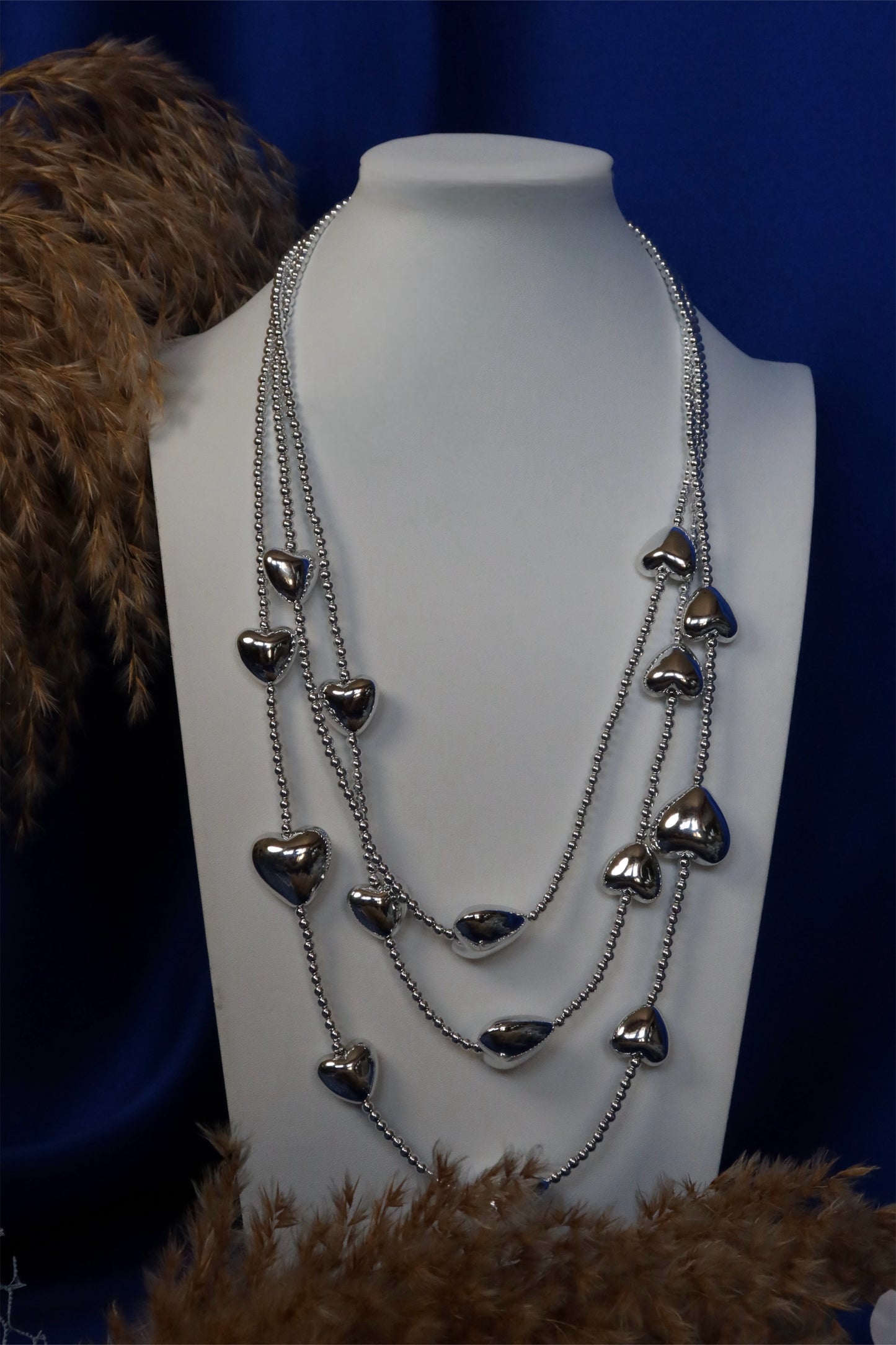Collana Perle Silver Cuore