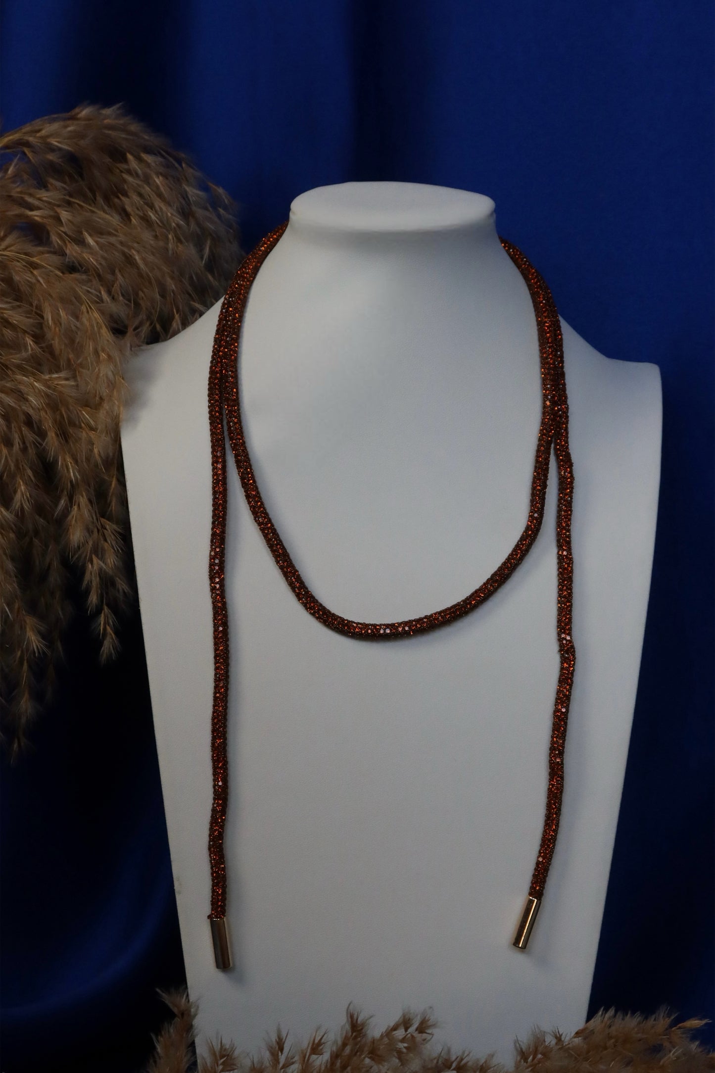 Collana Cordoncino Strass