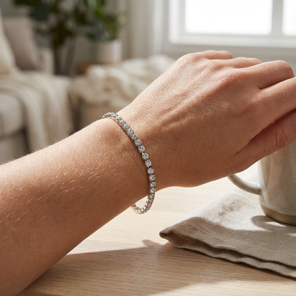 Crystal Line – Bracciale con Strass
