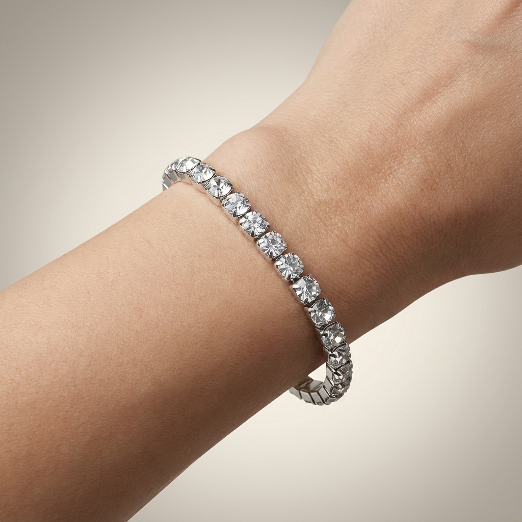 Crystal Line – Bracciale con Strass
