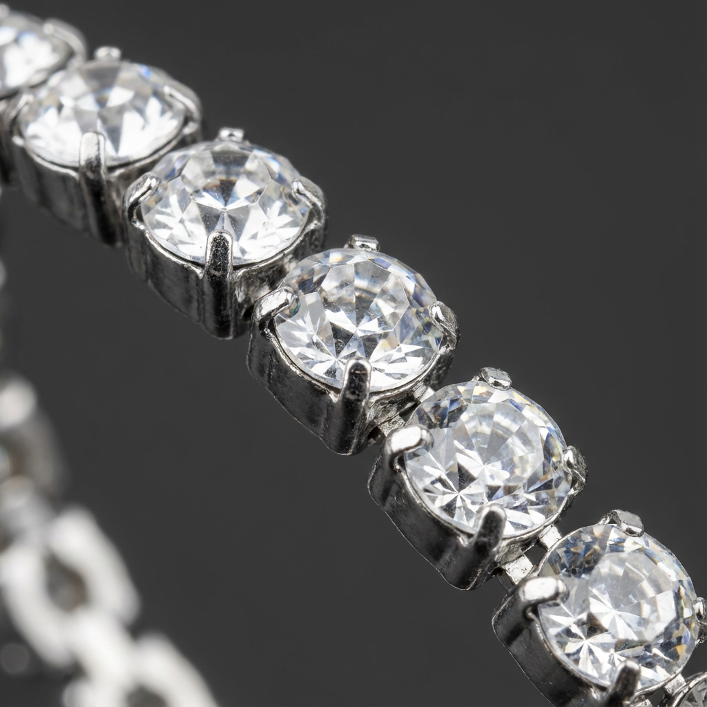 Crystal Line – Bracciale con Strass