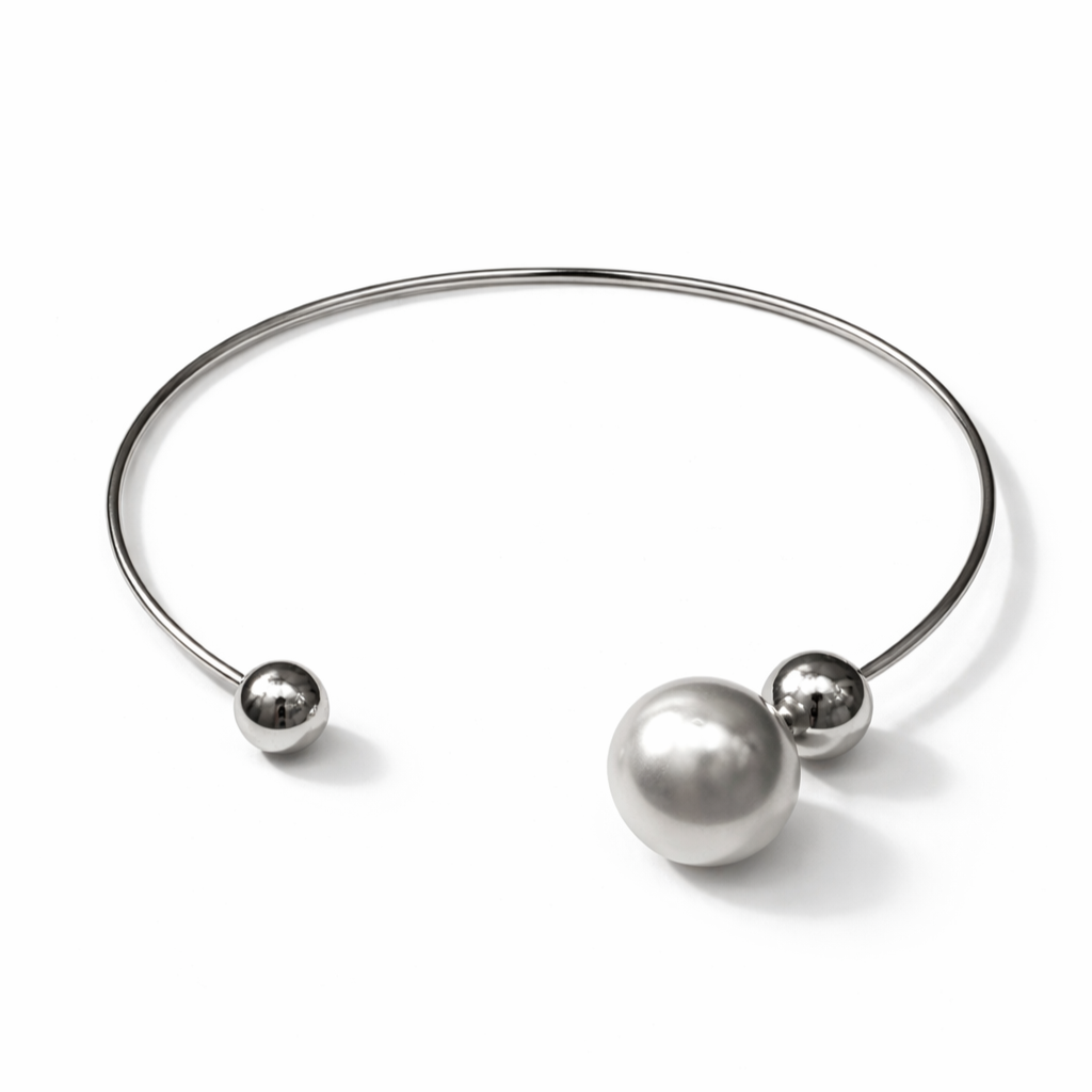 Pure Drop – Collana Elegante con Perla Centrale