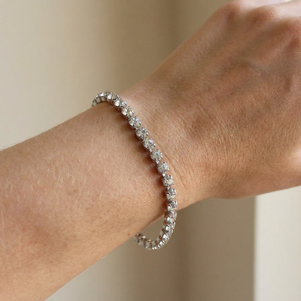 Crystal Line – Bracciale con Strass