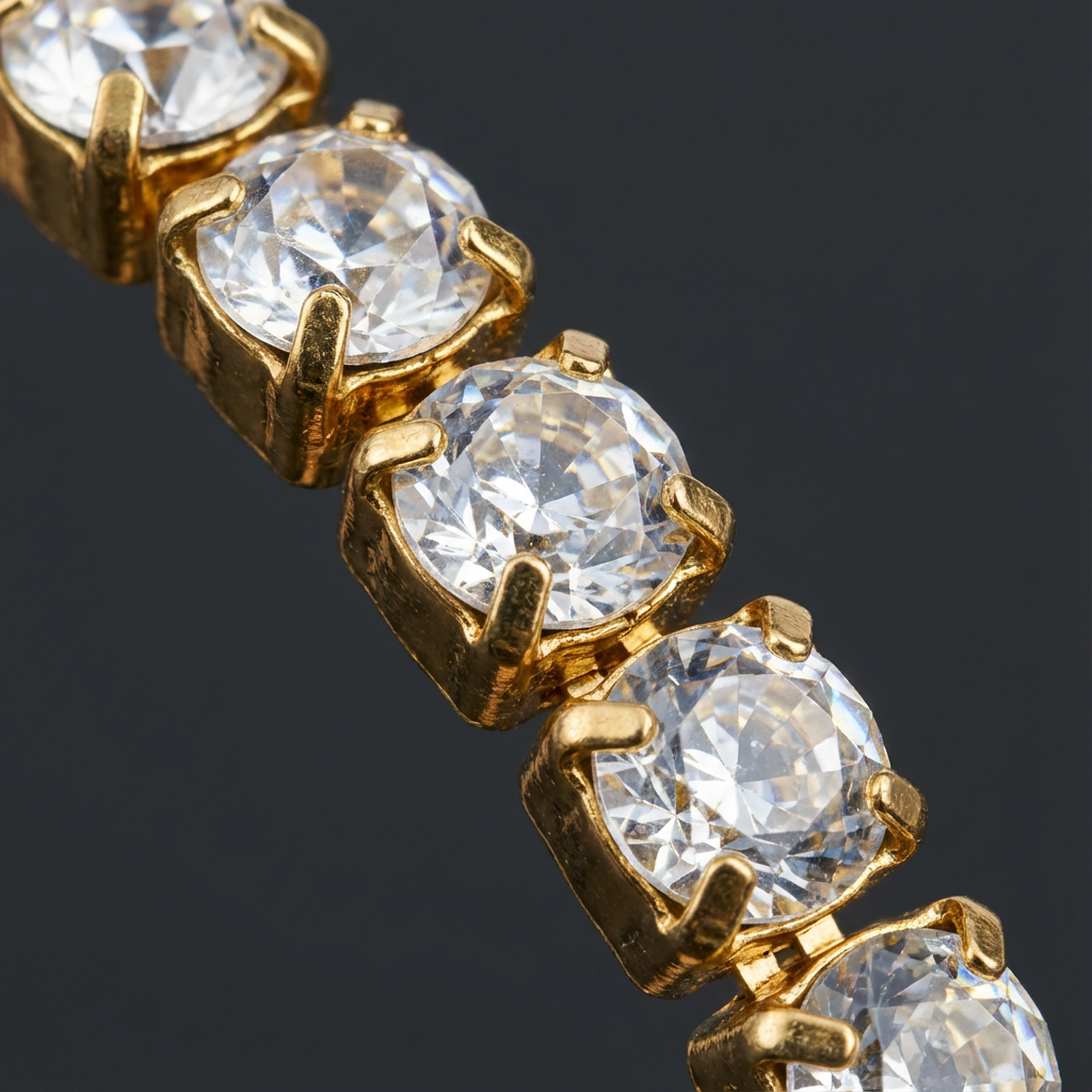 Crystal Line – Bracciale con Strass