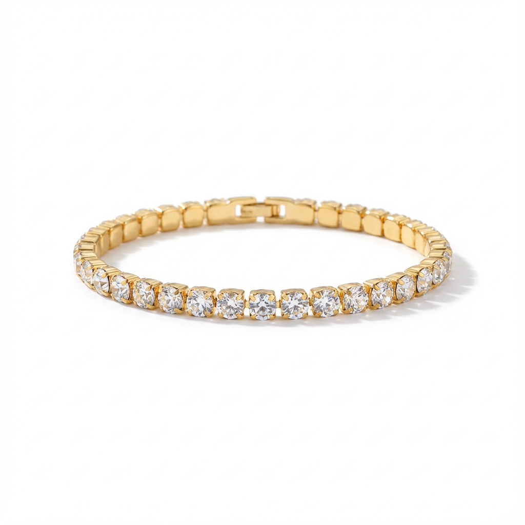 Crystal Line – Bracciale con Strass
