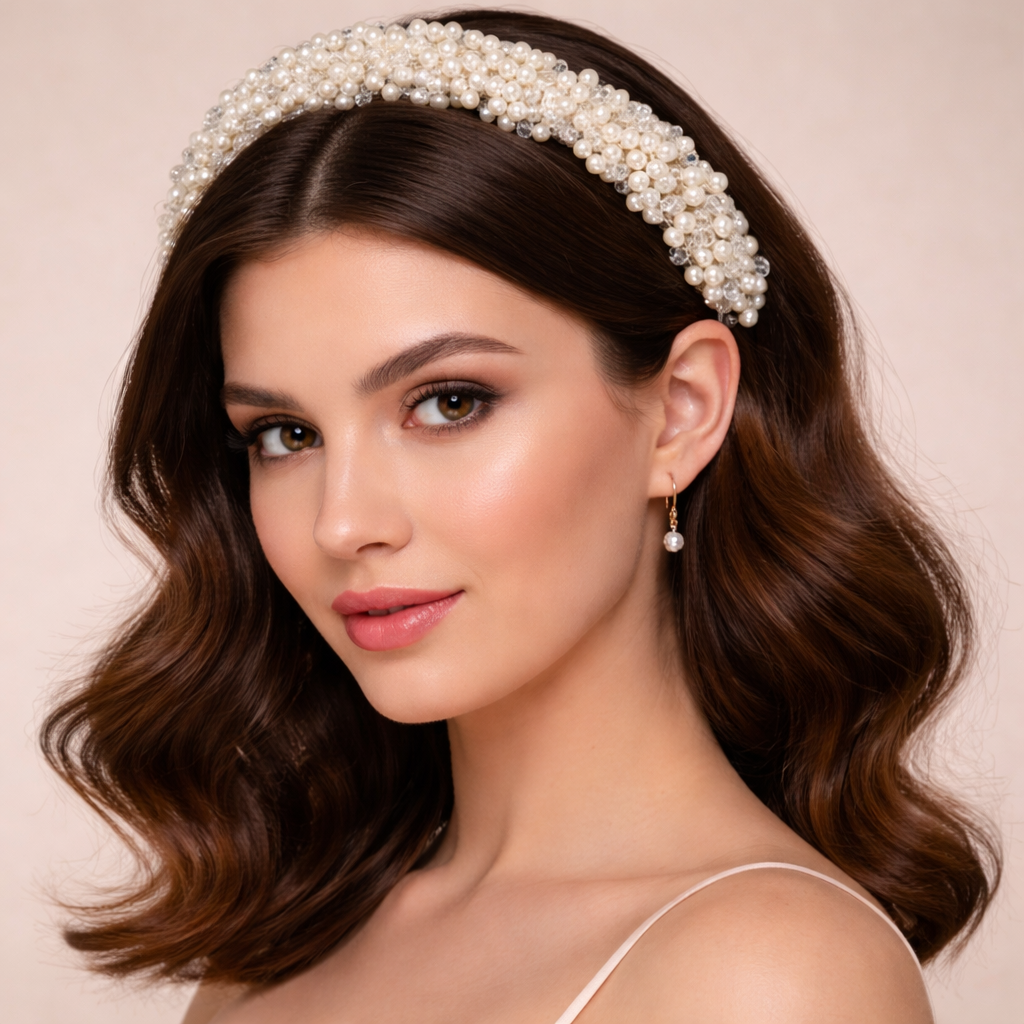 Luxe Pearl – Cerchietto di Perle