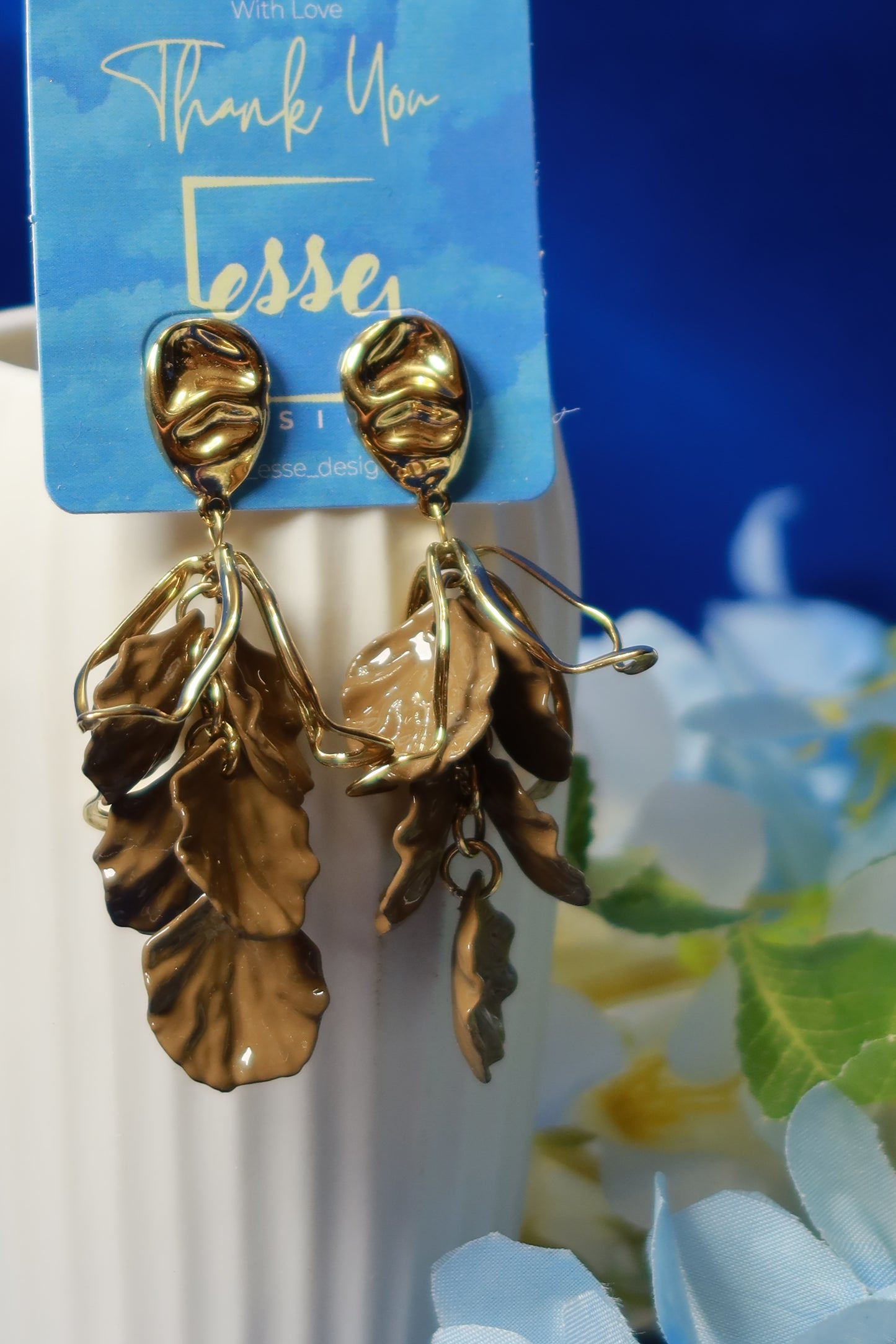 Orecchini Foglie Piccole