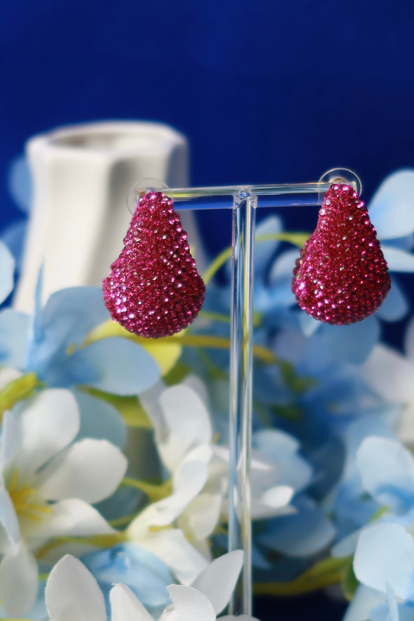 Orecchini Gocce Rosa