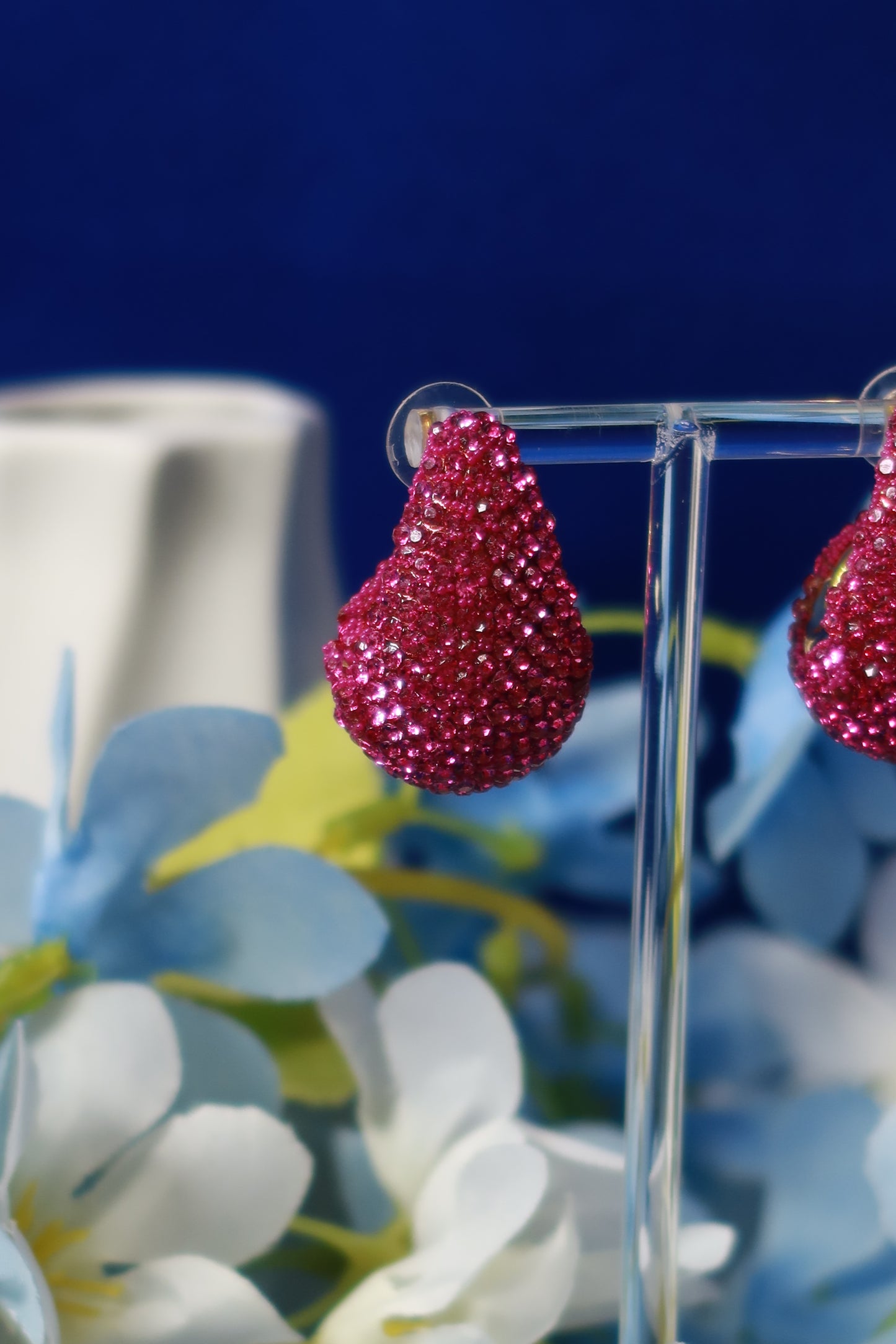 Orecchini Gocce Rosa