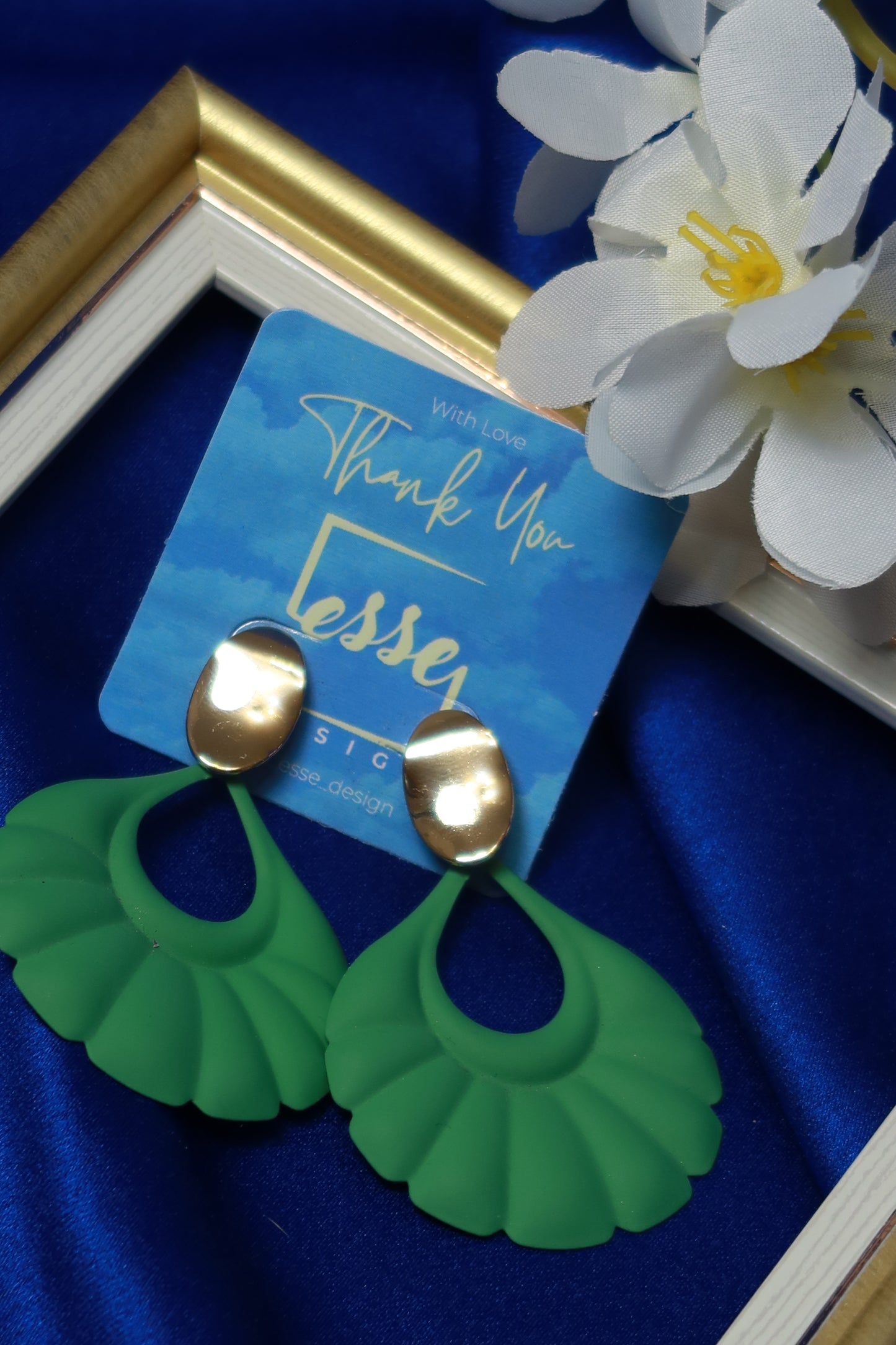 Orecchini Verde Scuro