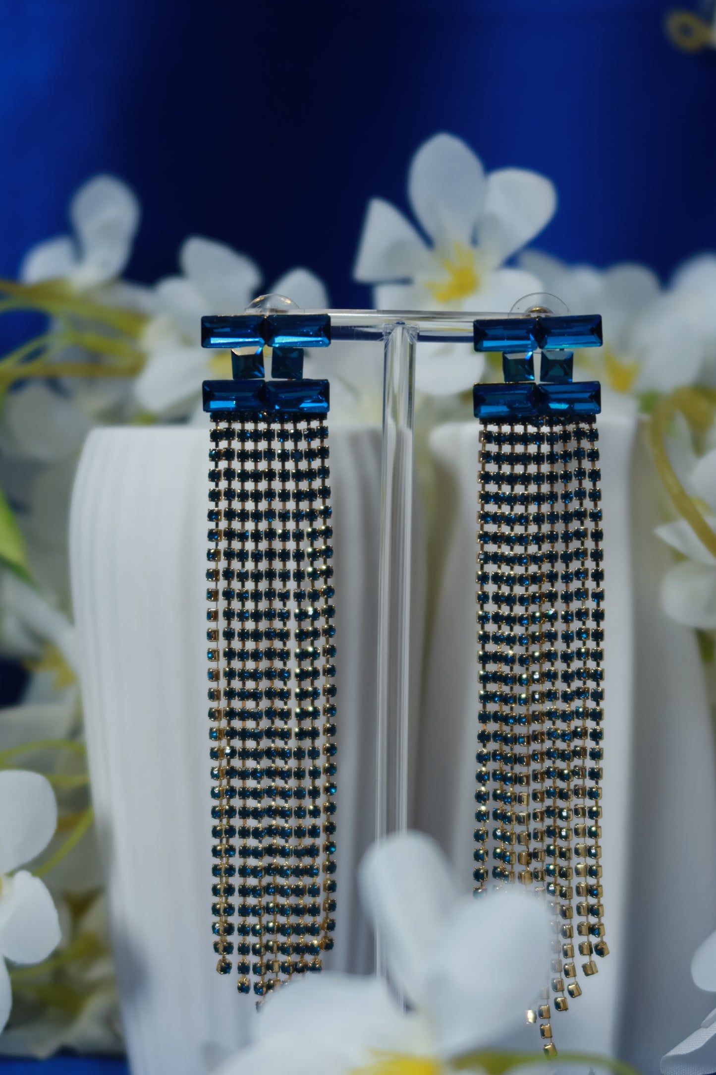 Orecchini Pendenti Blu