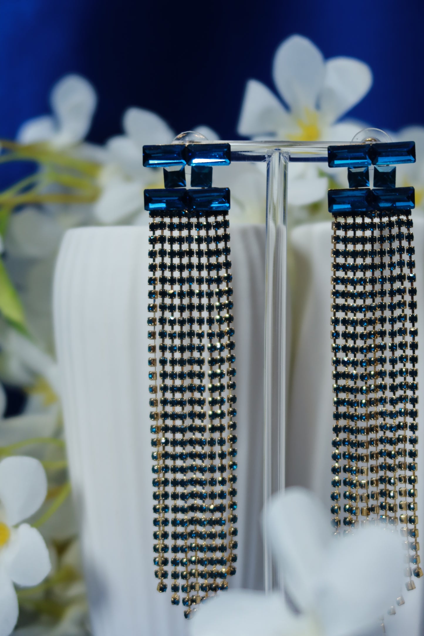 Orecchini Pendenti Blu