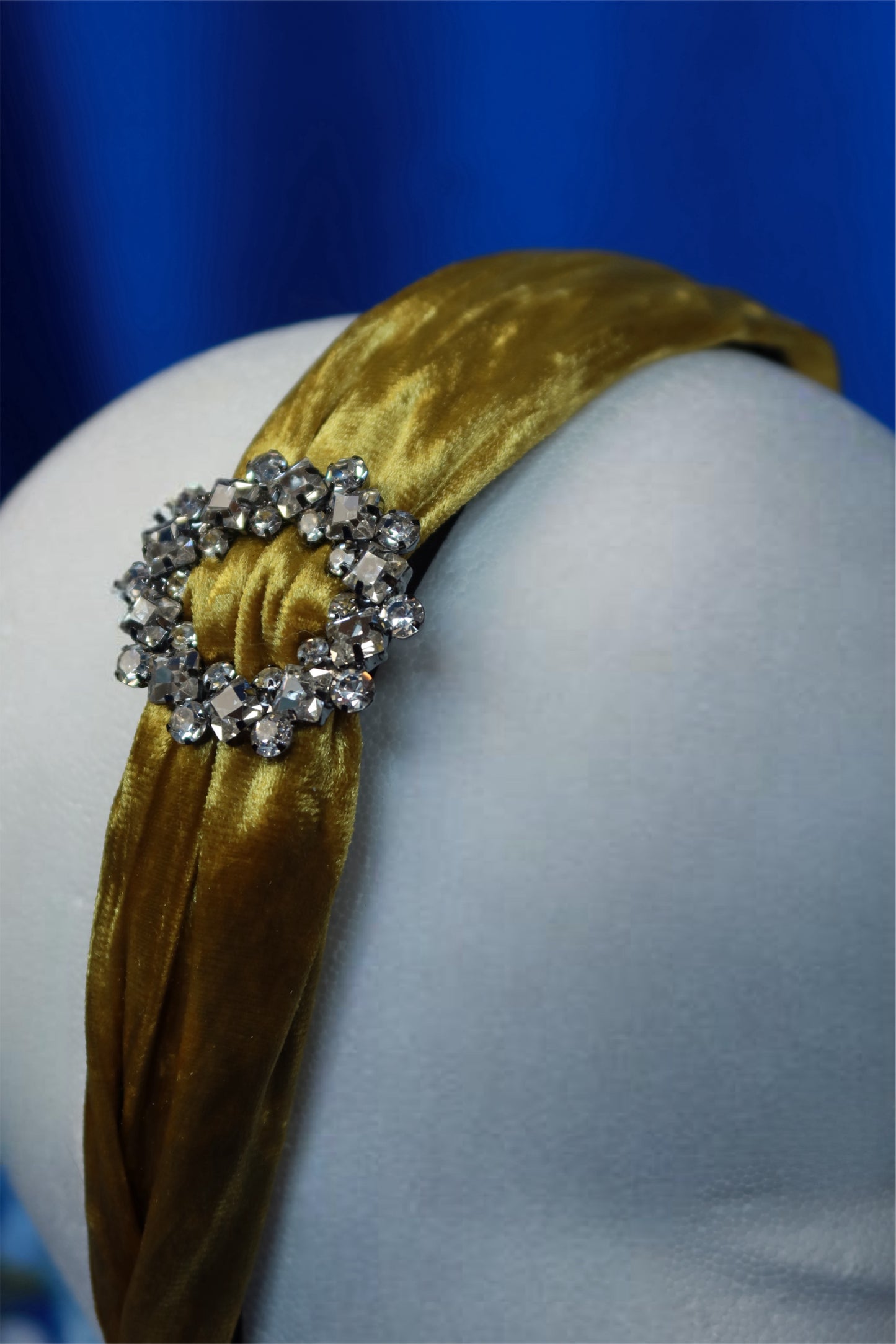 Cerchietto Dorato con Strass