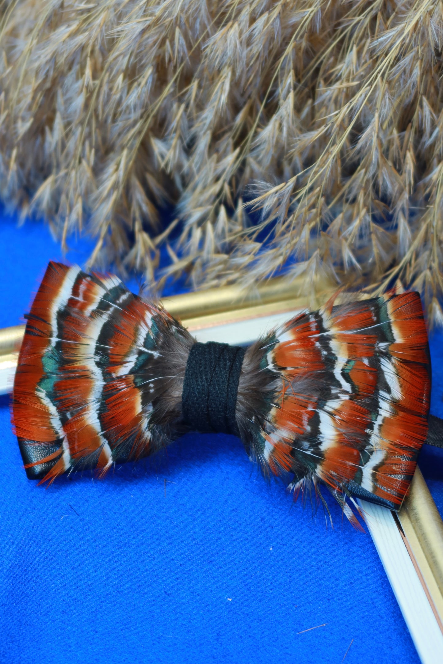 Papillon con Piume Rosse