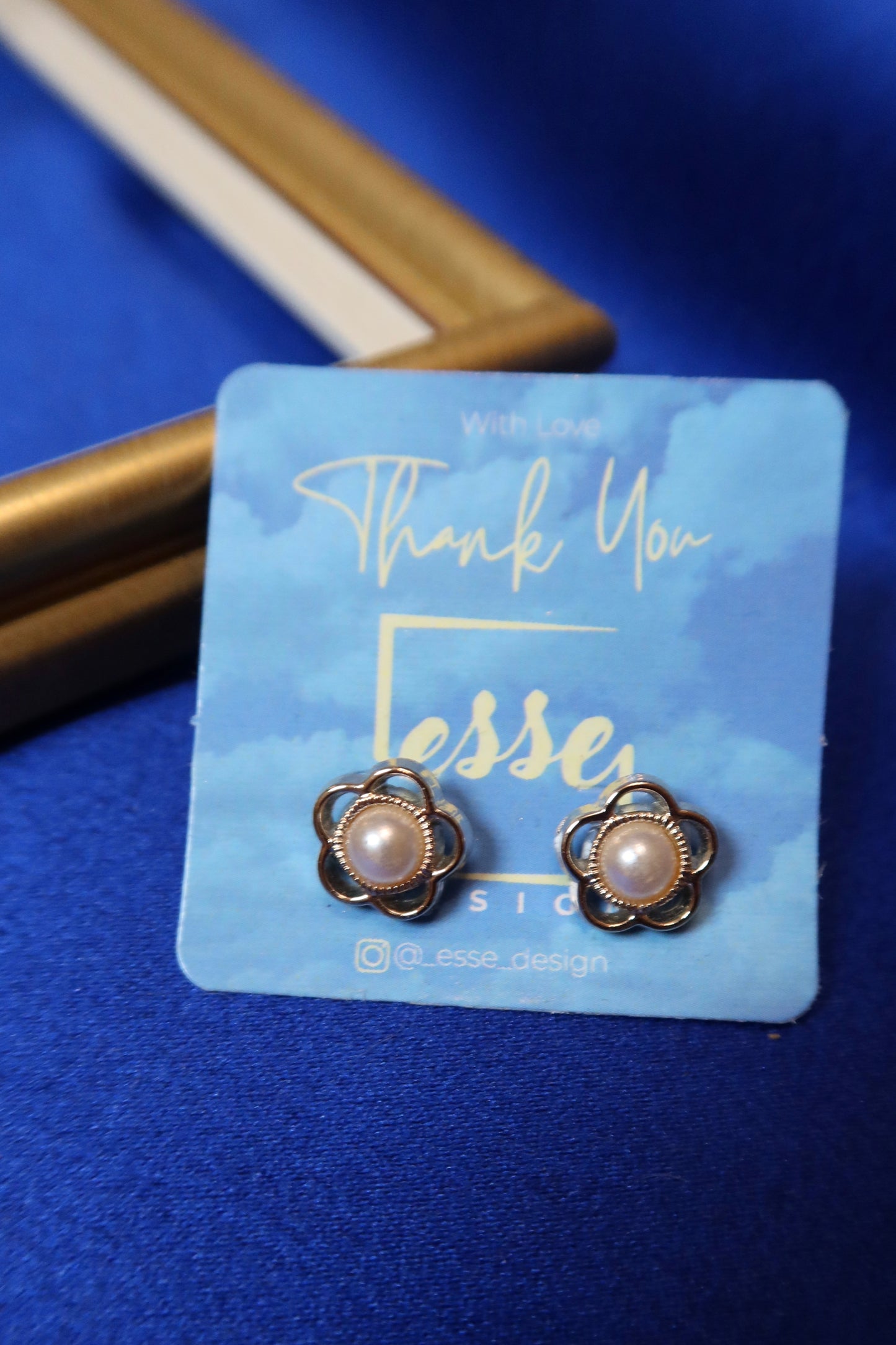 Orecchini Fiore Perla