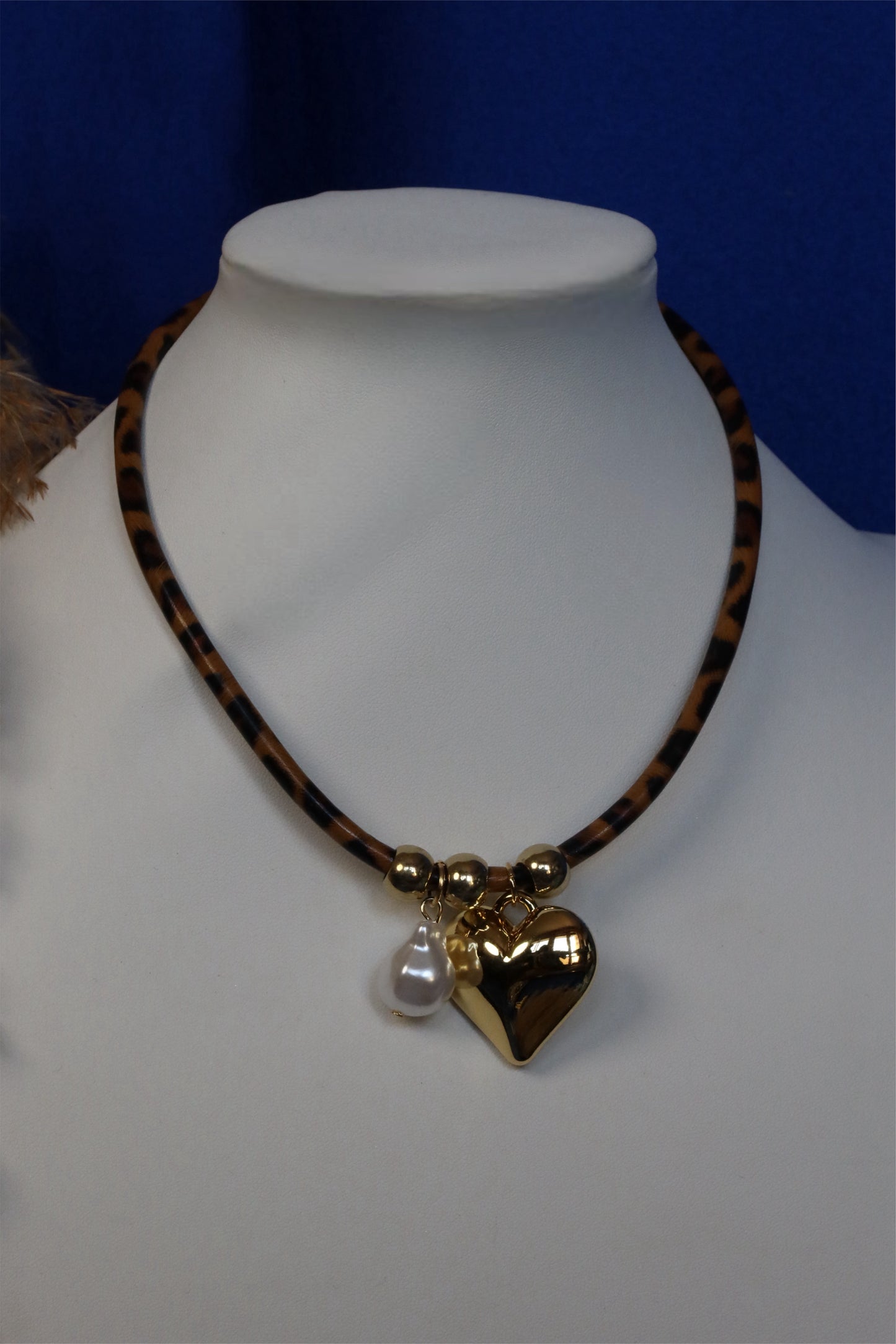 Collana Cuore Gold Leopard