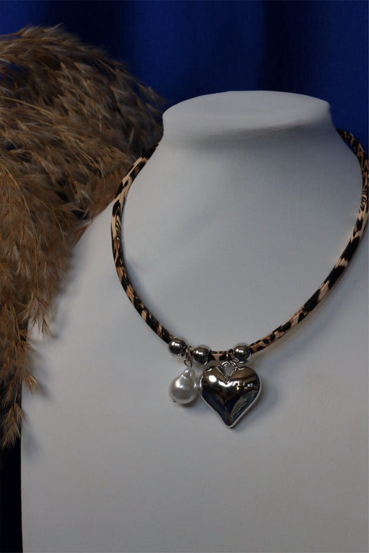 Collana Silver Leopard
