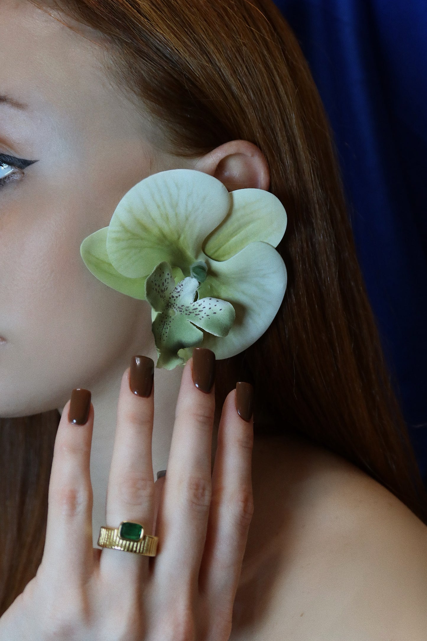 Orecchini Fiore Bianco