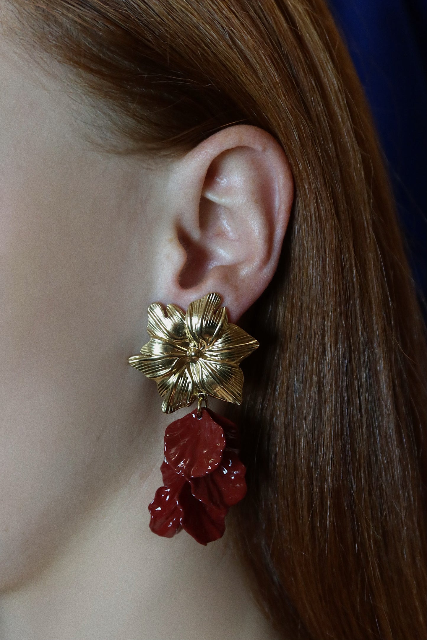 Orecchini Pendente con Petali