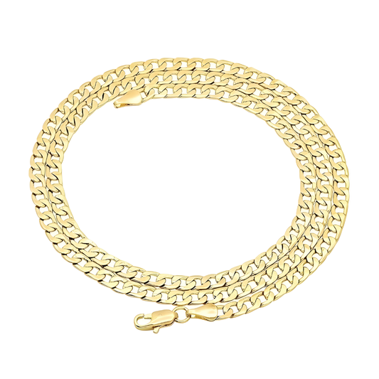 Gold Essence – Collana Lunga Dorata da Uomo in Stile Minimal