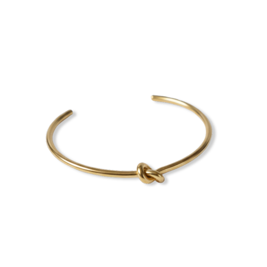 Legame d’Oro – Bracciale con Nodo Centrale
