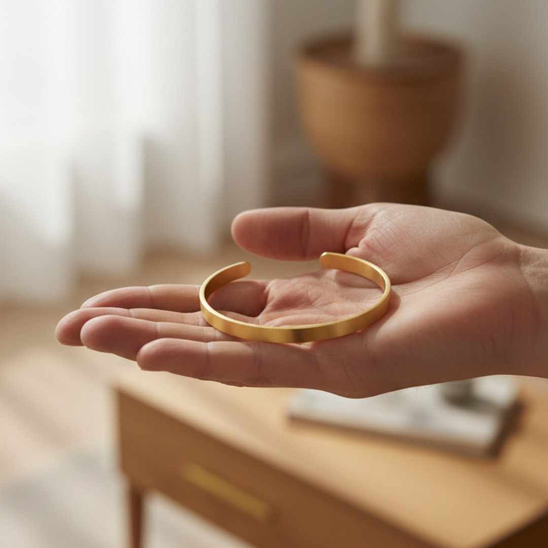 Bracciale Aurea – Eleganza Fluida in Oro