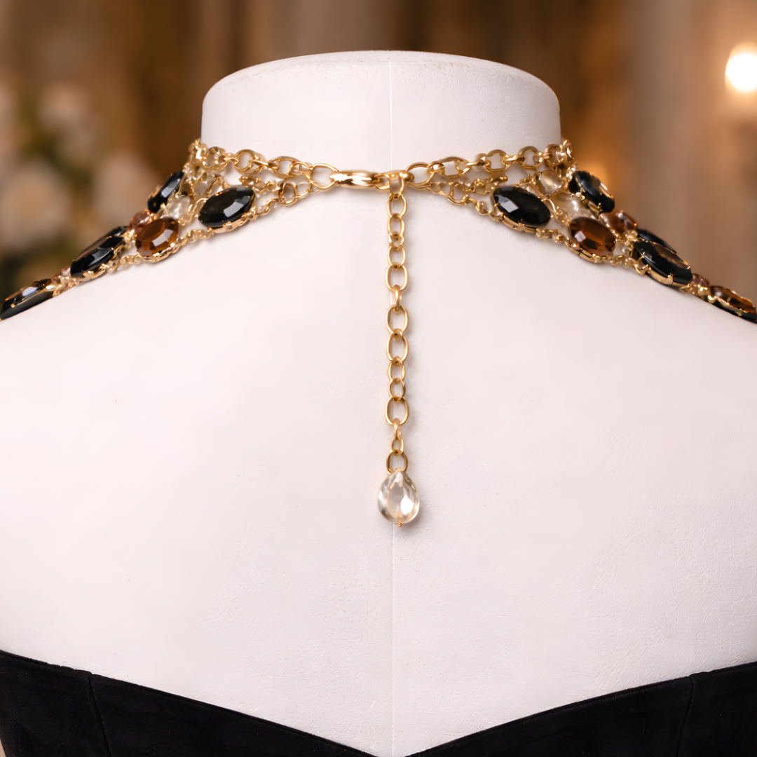 Gocce di Luce – Collier con Pietre Pendenti