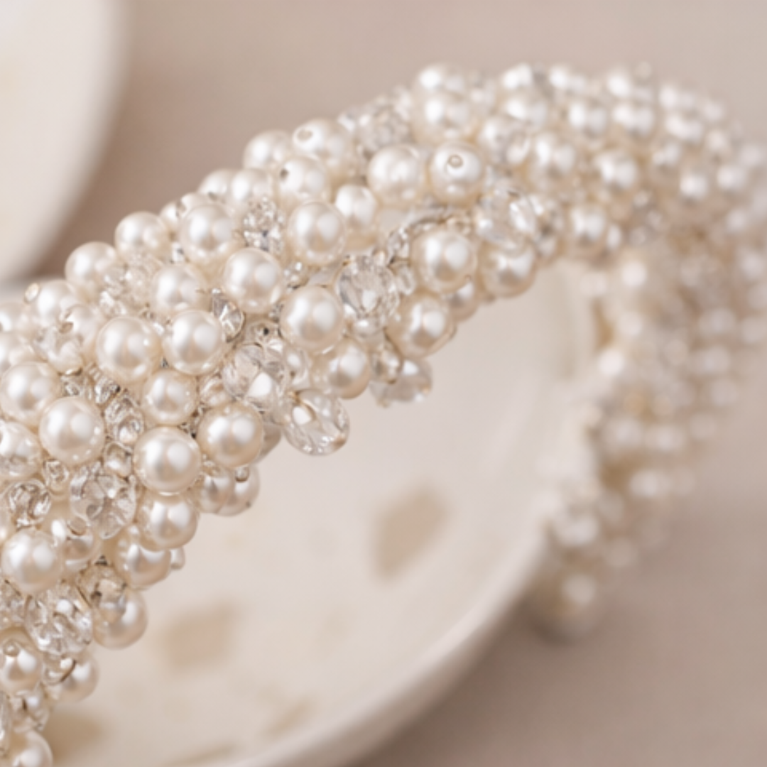 Luxe Pearl – Cerchietto di Perle