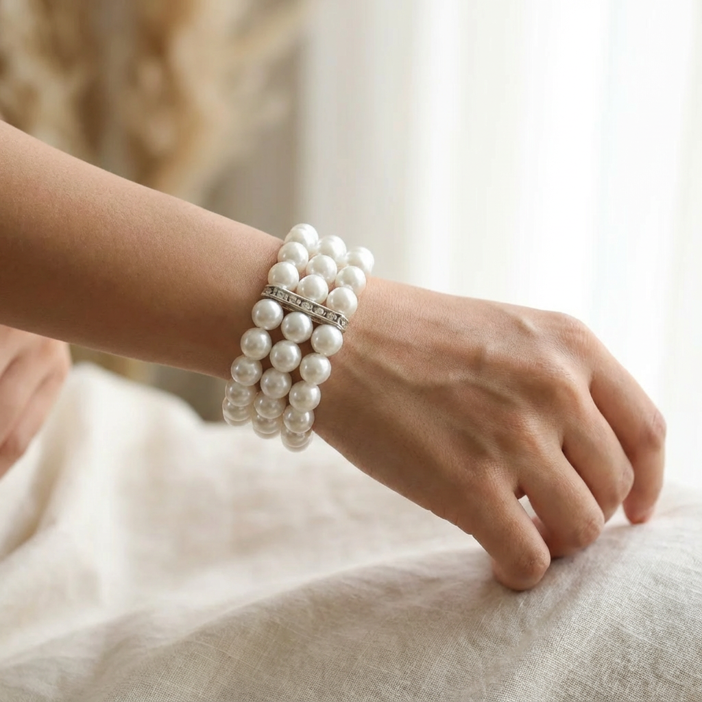 Royal Pearl – Bracciale con Perle e  Brillanti