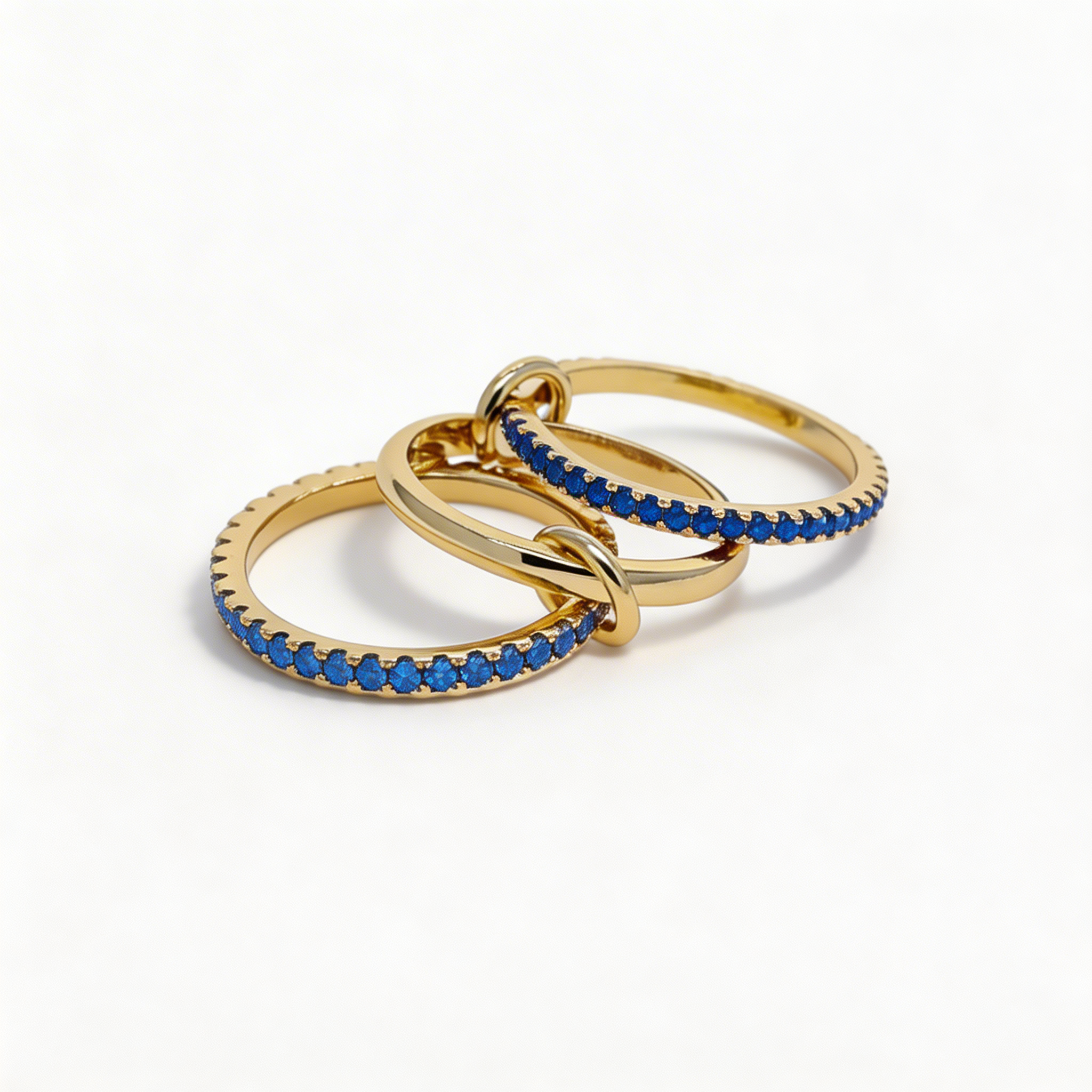 Lumé Duo Ring - Design intrecciato con doppia luce