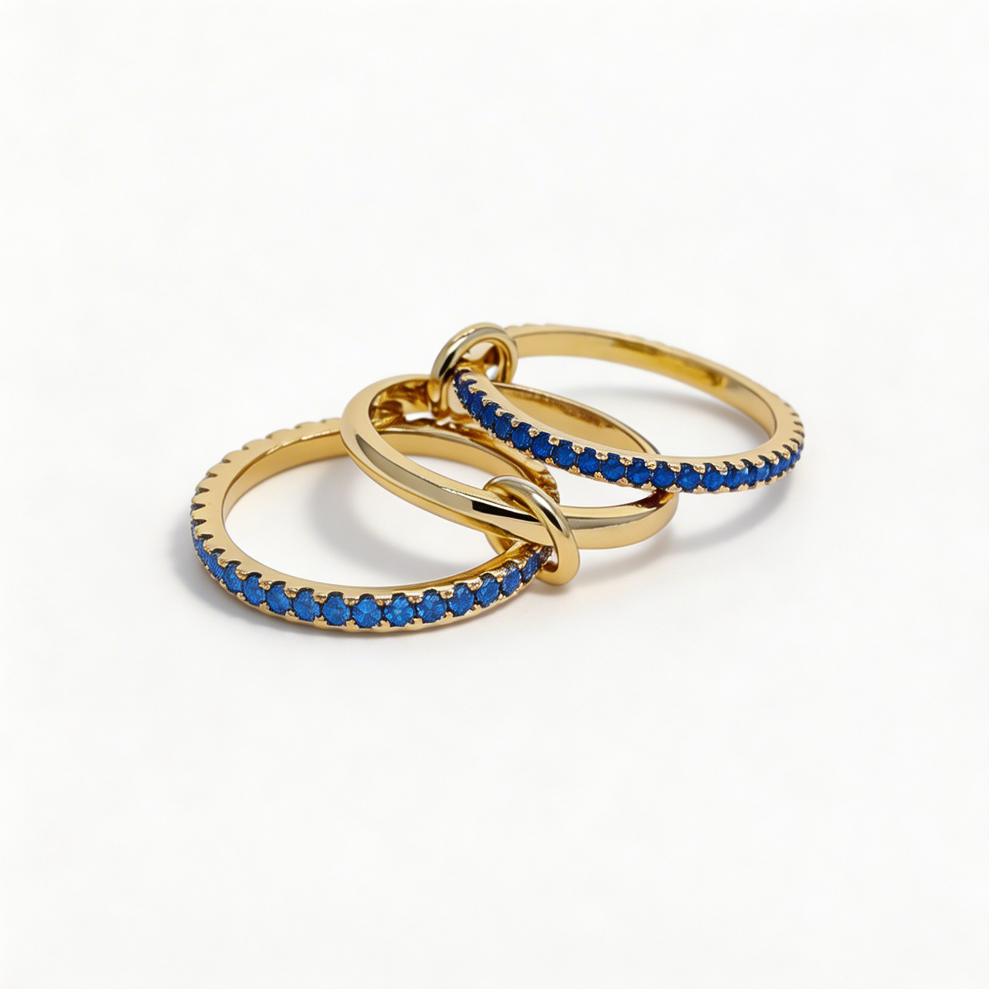 Lumé Duo Ring - Design intrecciato con doppia luce