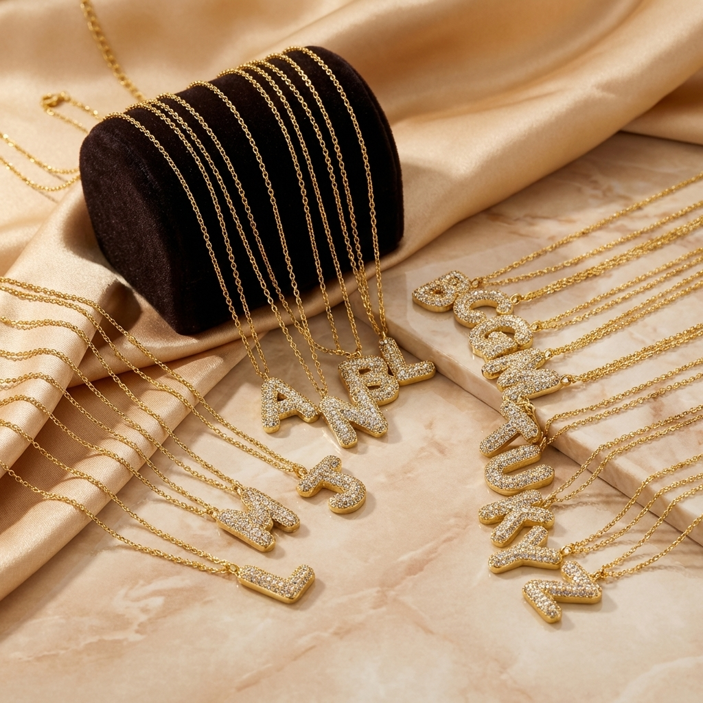 Aura Letter Necklace: la tua iniziale, la tua luce